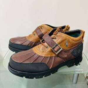 POLO Ralph Lauren‎ Dover III Leather Duck Boots Men's Size 15 D